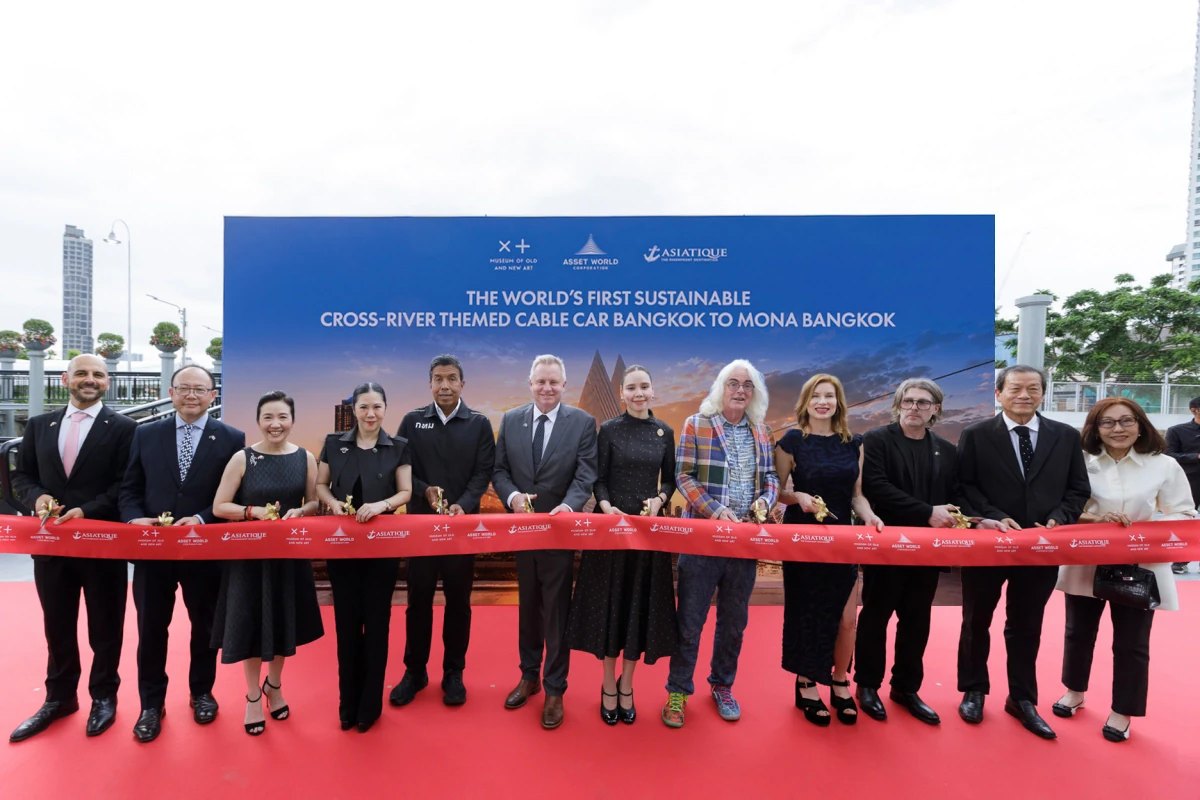 Official AWC and MONA Bangkok ceremony with David Walsh and Thai and Tasmanian representatives