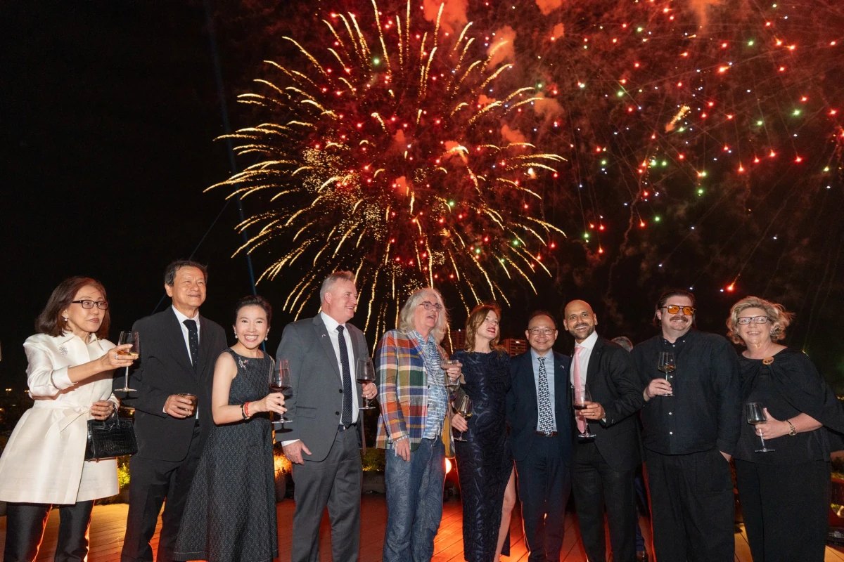 Official AWC and MONA Bangkok reception with fireworks